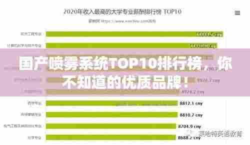 国产喷雾系统TOP10排行榜,你不知道的优质品牌!