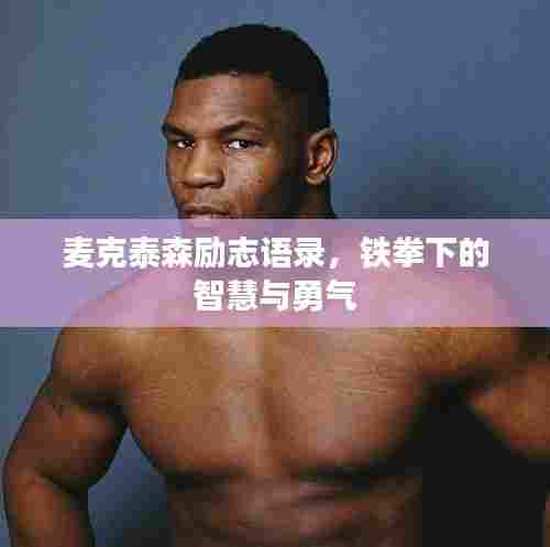 麦克泰森励志语录,铁拳下的智慧与勇气