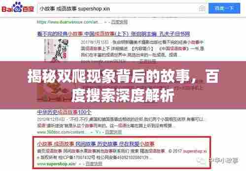 揭秘双爬现象背后的故事，百度搜索深度解析