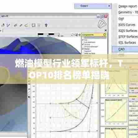 燃油模型行业领军标杆,TOP10排名榜单揭晓