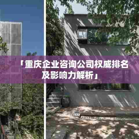 「重庆企业咨询公司权威排名及影响力解析」