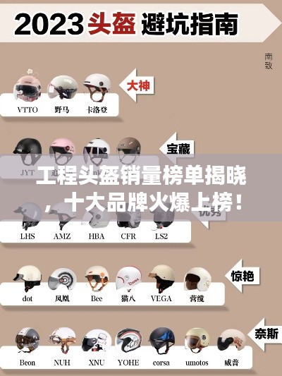 工程头盔销量榜单揭晓，十大品牌火爆上榜！