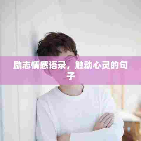 励志情感语录,触动心灵的句子