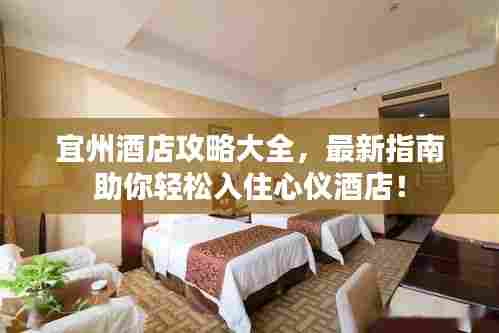 宜州酒店攻略大全，最新指南助你轻松入住心仪酒店！