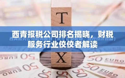 西青报税公司排名揭晓,财税服务行业佼佼者解读