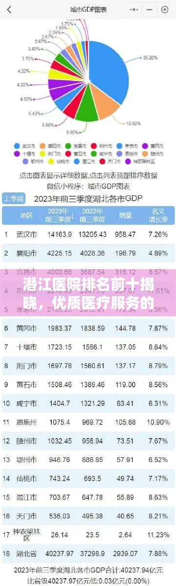 潜江医院排名前十揭晓，优质医疗服务的新标杆