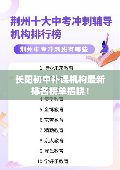 长阳初中补课机构最新排名榜单揭晓!