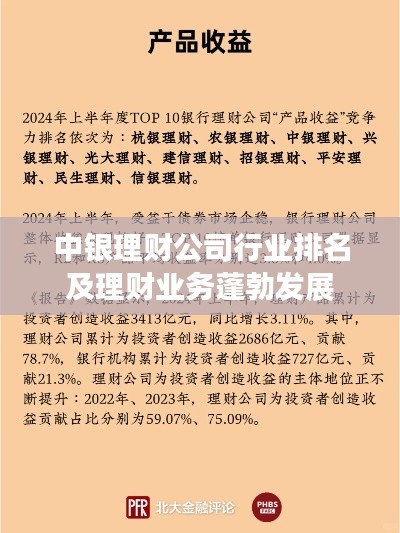 中银理财公司行业排名及理财业务蓬勃发展