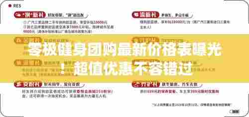 零极健身团购最新价格表曝光!超值优惠不容错过