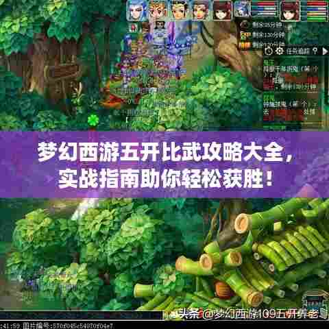 梦幻西游五开比武攻略大全,实战指南助你轻松获胜!