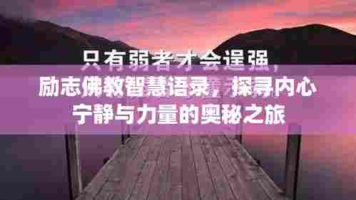 励志佛教智慧语录,探寻内心宁静与力量的奥秘之旅