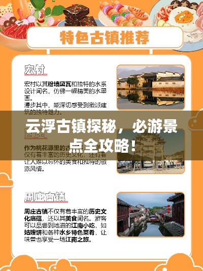 云浮古镇探秘，必游景点全攻略！