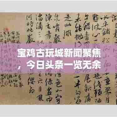 宝鸡古玩城新闻聚焦，今日头条一览无余