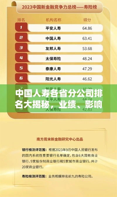 中国人寿各省分公司排名大揭秘，业绩、影响力与服务质量综合排名解析
