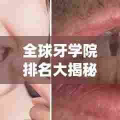 全球牙学院排名大揭秘,实力解析,专业选择参考!